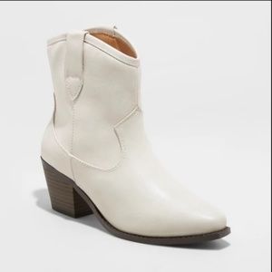 Universal Thread Faux Leather Short Western Boots